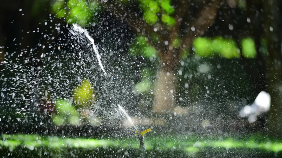 Common Signs Your Irrigation System Needs Repair Common Signs Your Irrigation System Needs Repair — Garden Sprinkler Watering Lush Green Lawn